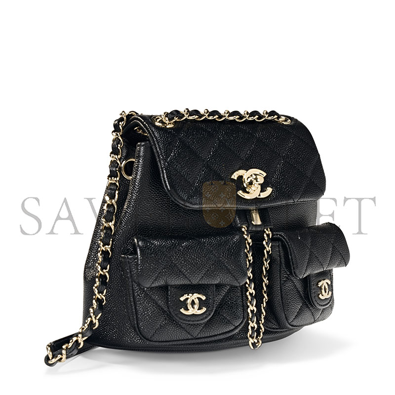 CHANEL SMALL 24A DUMA BACKPACK AS3787 (17.5*16.5*10cm)